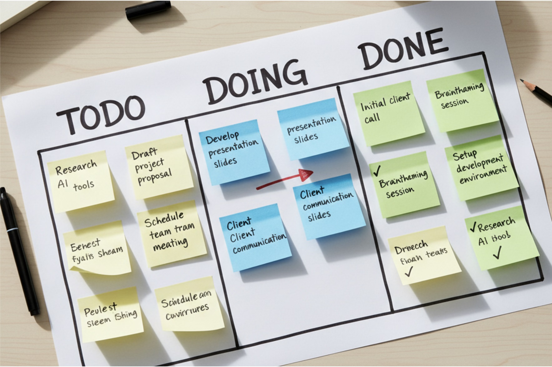 タスクマネジメントのイメージ図