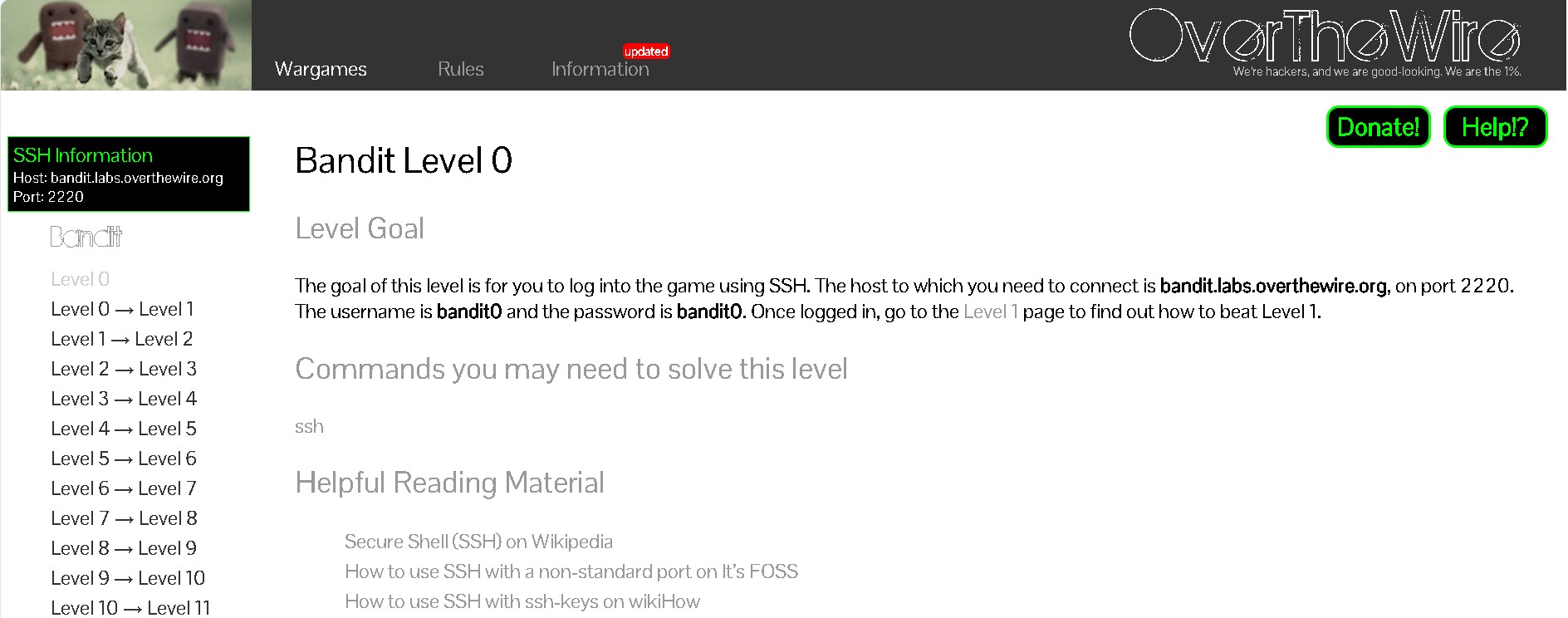 ゲーム感覚でLinuxコマンドを学べるOverTheWire Banditを勧めたい！